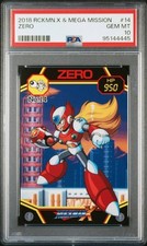 Produit d'évaluation Bandai Psa10 No.14 Zero X1 Rockman X Carddass