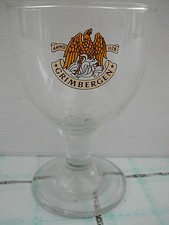 * VERRE A BIERE GRIMBERGEN 9.7 cm de Ø 14.5 cm de hauteur
