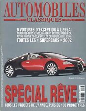 AUTOMOBILES CLASSIQUES n°118 NOVEMBRE 2001 MASERATI SPYDER ARIEL ATOM ASTON20-20
