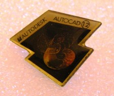 pin's AUTODESK AUTOCAD 12 CAD