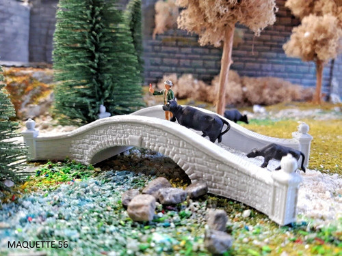 Pont piétonnier imitation - piétonnier,