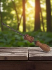 Drille de menuisier vintage Ancienne outil ancien pour travail du bois collectio