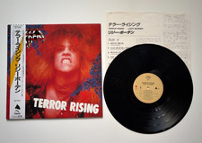 LIZZY BORDEN Terror Rising LP 33t vinyl Japan 1987 OBI + insert heavy