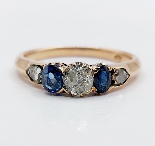 Bague antique rose 14k - "bague,