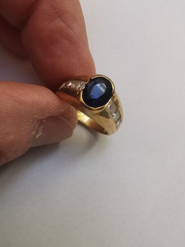 Bague plaquée pierres - plaquée, &