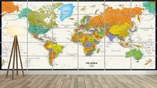 WORLD MAP CARTE DU MONDE  XXL