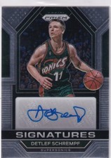 Panini Prizm 2022-23 NBA Basketball N° SIG-DLS Detlef Schrempf Autographe