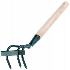 Cultivateur KADAX avec manche en bois, avec 3 dents, 43 cm