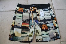 short de bain surf imagé