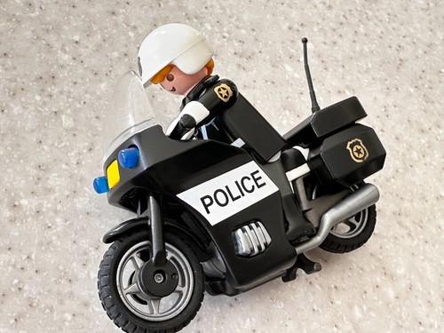 Playmobil moto motard police - moto,