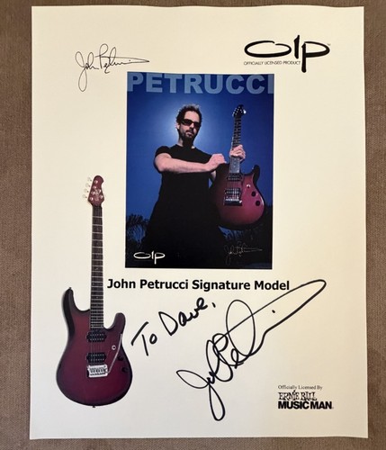 John petrucci signed ernie - john,