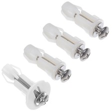  4 Pcs Matériel De Montage Du Siège Toilette Accessoires Fixation D'abattant WC
