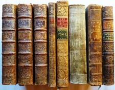 lot 8 livres anciens XVIIIe