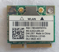 Carte WIFI  PC PORTABLE DELL VOSTRO 3500 DW1397 -78E400F9FF4