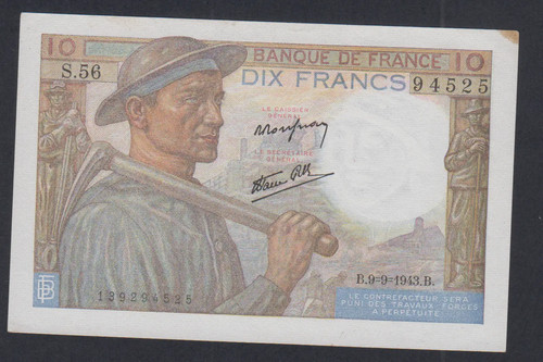 Billet france francs - france, 10