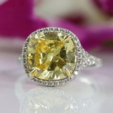 5 CT Champagne Traitée Bague