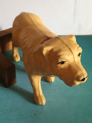 Ancien jouet chien - ancien,