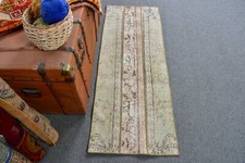 Petit tapis de 1,7 x 4,6 pieds, tapis marocain, tapis de chambre à coucher, t...