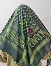 Écharpe ZAIN verte et noire