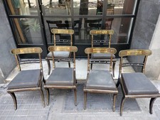 SIX CHAISES DE STYLE RÉGENCE