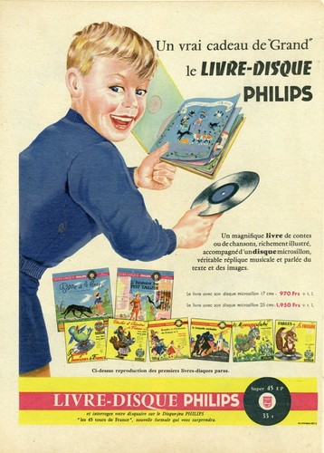 Livre disque philips annonce - "livre-disque, philips"