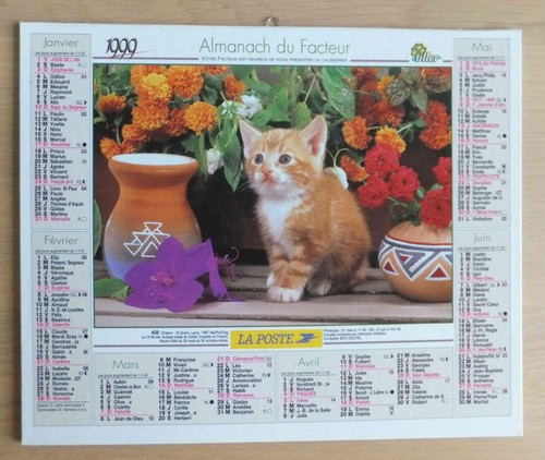 Almanach facteur 1999 - 1999,