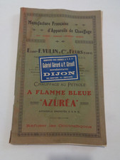 ?Catalogue appareils chauffage a pétrole a flamme bleue " AZURÉA "