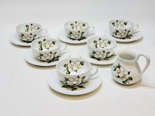 Service A Café En Porcelaine De Paris Maire Marseille Motif Églantine 6 Pers.