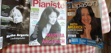3 magazines musique Martha Argerich - piano - pianiste - Diapason