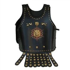Veste d'armure en cuir grec Halloween cuir ancien larp cosplay costume armure