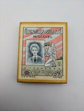 ancienne boîte épingles sureté Miscavel couture mercerie