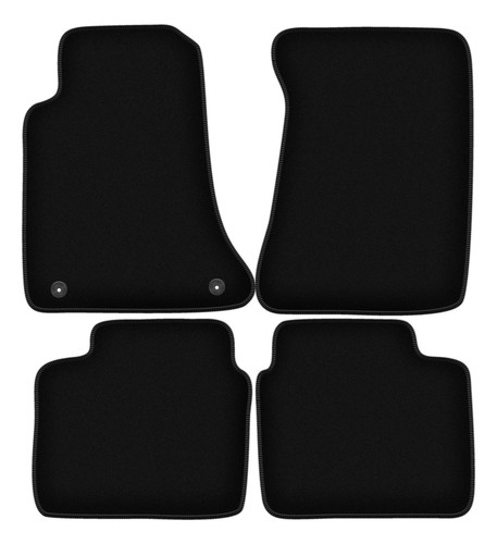 Tapis sol velours noir - tapis, de