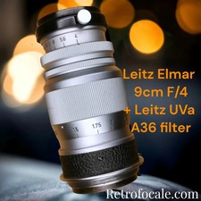 Leica Leitz Elmar 9cm F/4 + UV A36 filter