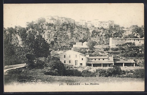 Cpa varages les moulins - cpa,