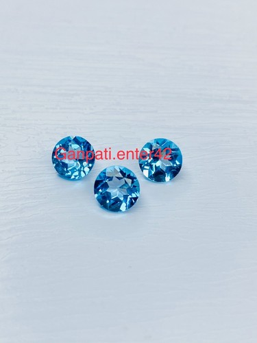Topaze bleu suisse facettes - topaze,