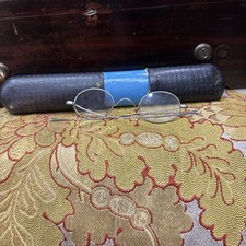 ancienne paire de lunettes binocles pince  nez lorgons epoque 1900