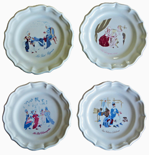 Gien assiettes publicitaires - gien,