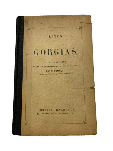 Platon gorgias édition - ,