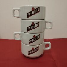 VAN HOUTEN 4 tasses à  chocolat.