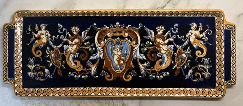 Gien décors renaissance plat - gien,