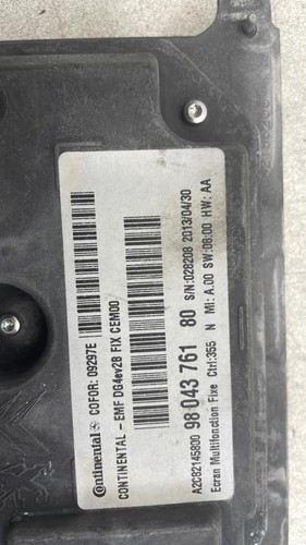 Ecran gps citroen ds5 - gps, phase