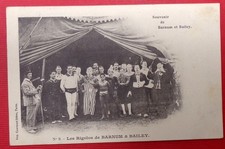 cpa - souvenir de barnum et bailley , les rigolos , clowns