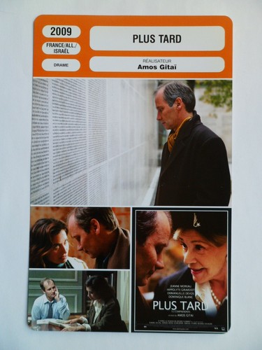 Carte fiche cinema 2009 plus - fiche,