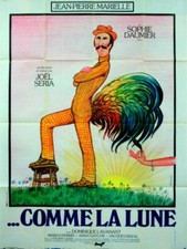 Jean-Pierre Marielle COMME LA LUNE Joel Seria 1977 FRENCH POSTER 47x63