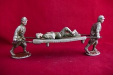 QUIRALU Service de santé Brancardiers avec civière - Soldat aluminium