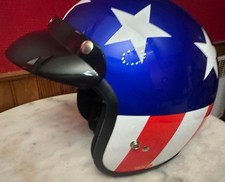 Casque moto jet vintage