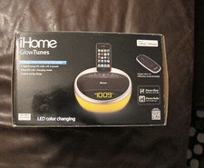 iHome iA17 GlowTunes radio réveil FM pour iPods/premiers iPhones