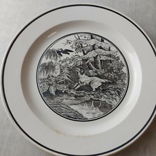 Ancienne assiette, décor