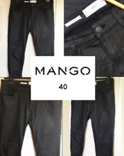 Jean enduit noir MANGO 40