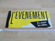 Autocollant Magazine L'EVENEMENT DU JEUDI